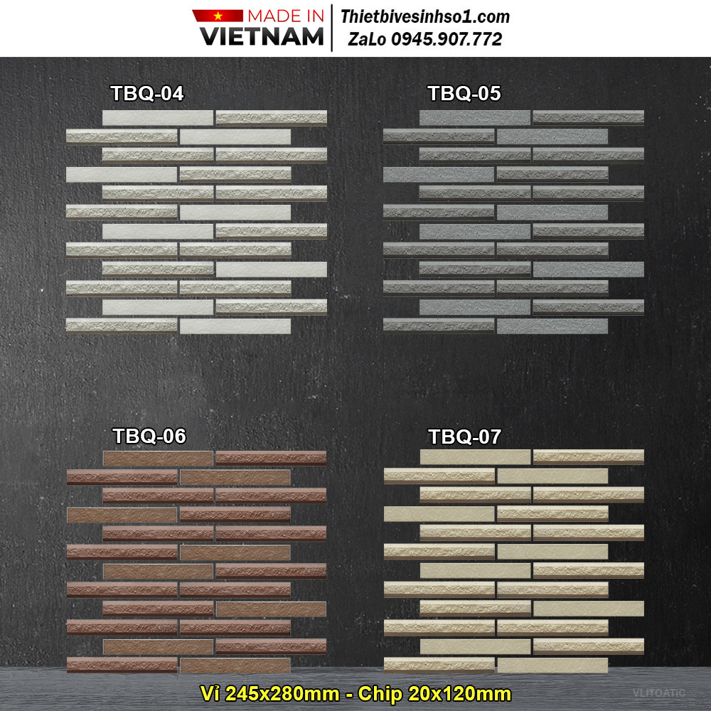 Gạch Thẻ Trang Trí ITO TBQ Gạch Thẻ Trang Trí ITO TBQ