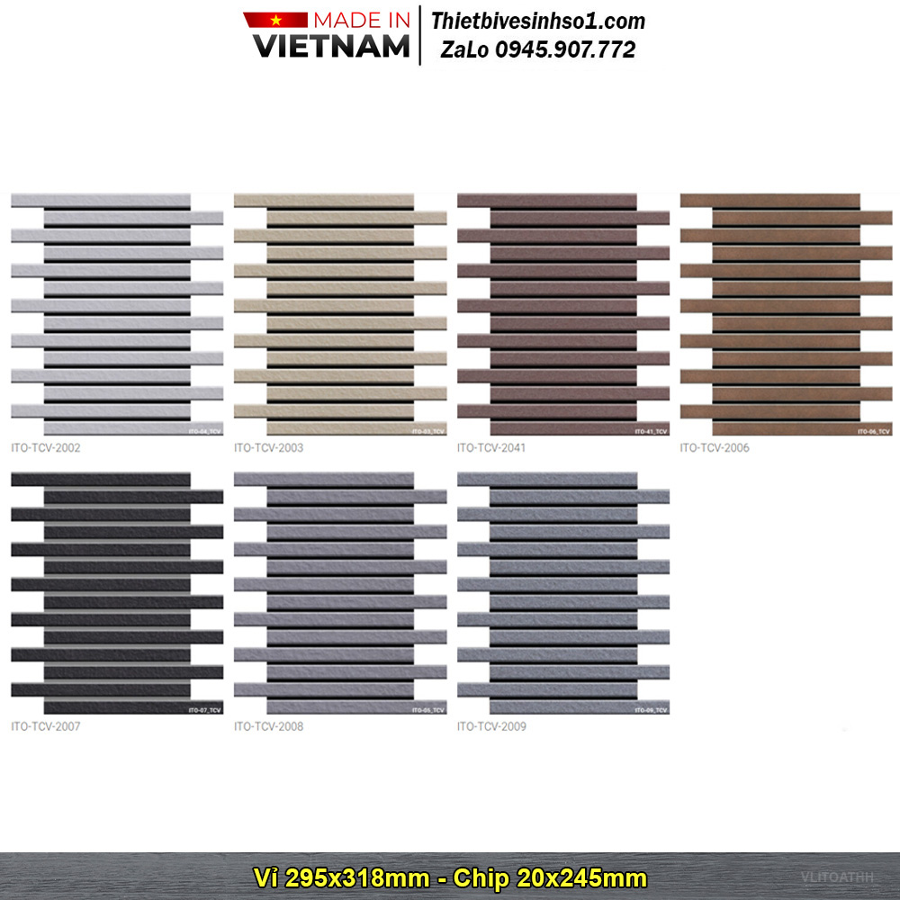 Gạch Thẻ Trang Trí ITO TCV Gạch Thẻ Trang Trí ITO TCV