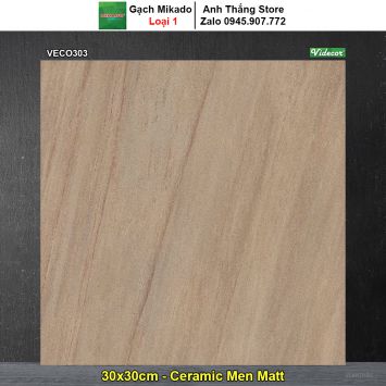 Gạch 30x30 Mikado VECO303 Vân Nâu
