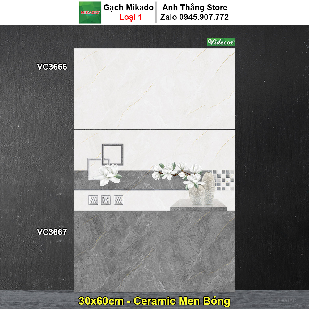 Gạch 30x60 Mikado VC3667-VC3666