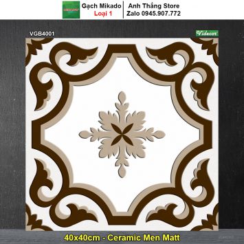Gạch Bông Men 40x40 Mikado VGB4001