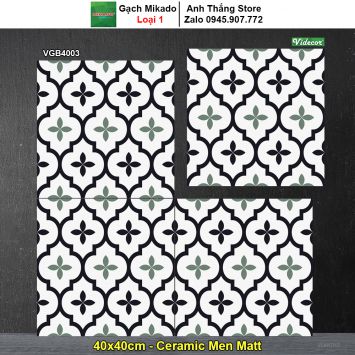 Gạch Bông Men 40x40 Mikado VGB4003