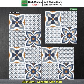 Gạch Bông Men 40x40 Mikado VGB4004
