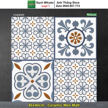 Gạch Bông Men 40x40 Mikado VGB4005