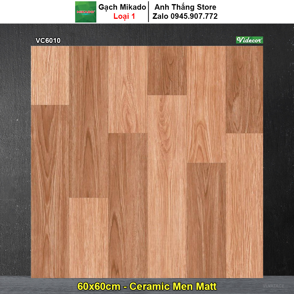 Gạch 60x60 Mikado VC6010 Vân Gỗ