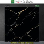 Gạch 60x60 Mikado DIV68001 Đen Vân Vàng