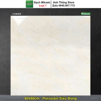 Gạch 60x60 Mikado VG6009 Vân Vàng Nhạt