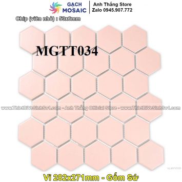 Gạch Mosaic Gốm Sứ MGTT-034