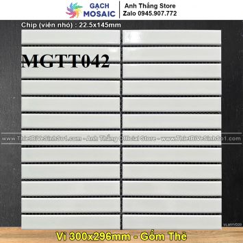 Gạch Mosaic Gốm Thẻ MGTT-042