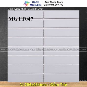 Gạch Mosaic Gốm Thẻ MGTT-047