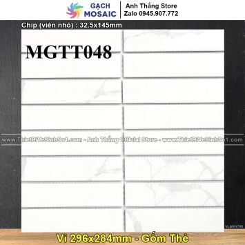 Gạch Mosaic Gốm Thẻ MGTT-048