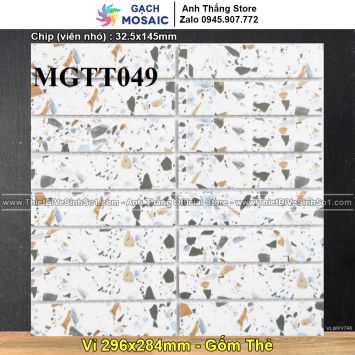 Gạch Mosaic Gốm Thẻ MGTT-049