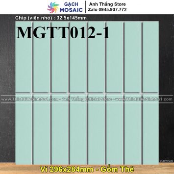 Gạch Mosaic Gốm Thẻ MGTT012-1