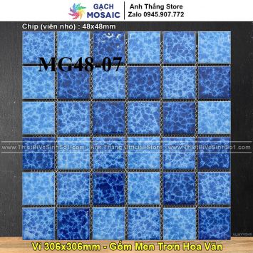 Gạch Mosaic Gốm Men Trơn MG48-7