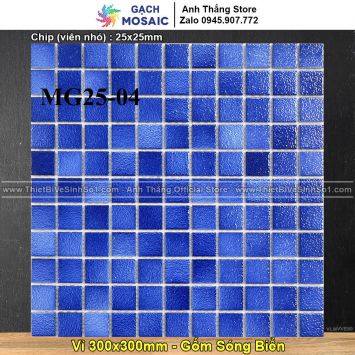 Gạch Mosaic Gốm Sóng Biển MG25-04