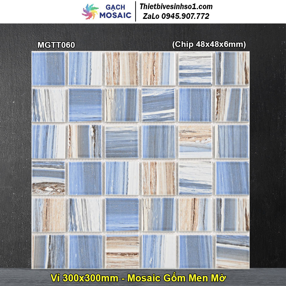 Gạch Mosaic Gốm MGTT060