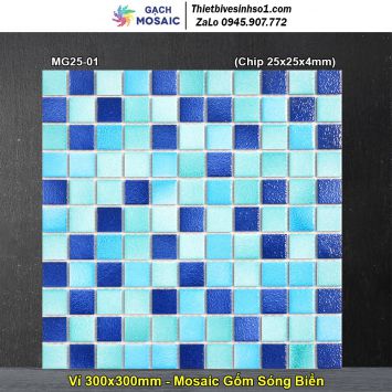 Gạch Mosaic Gốm MG25-01