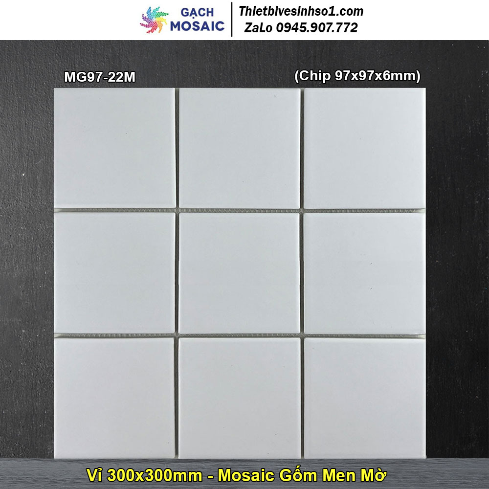 Gạch Mosaic Gốm MG97-22M Gạch Mosaic Gốm MG97-22M