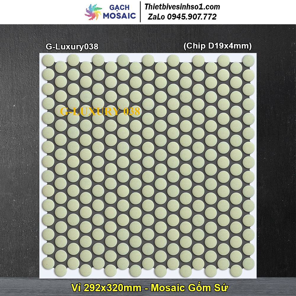 Gạch Mosaic Gốm G-Luxury038