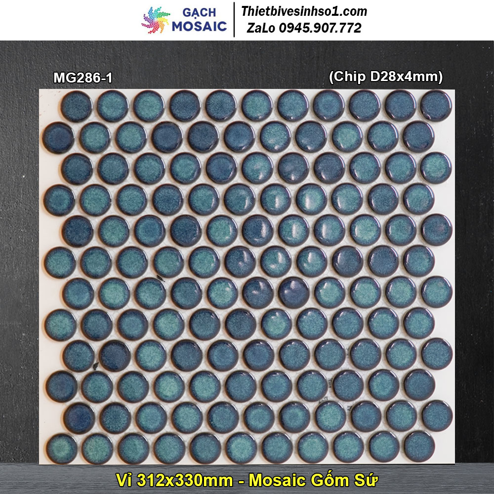 Gạch Mosaic Gốm MG286-1