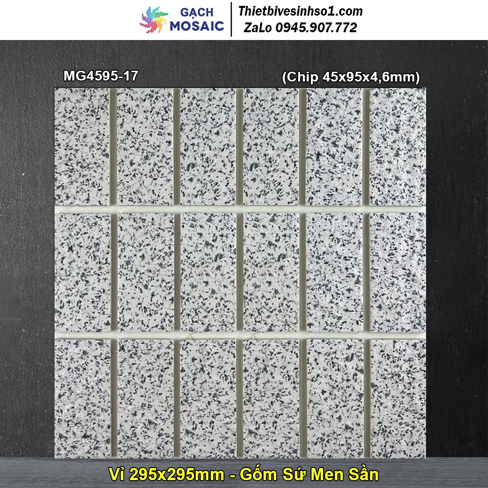 Gạch Mosaic Gốm Sứ MG4595-17 Gạch Mosaic Gốm Sứ MG4595-17