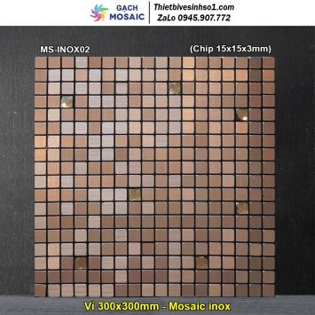 Gạch Mosaic inox MS-INOX02