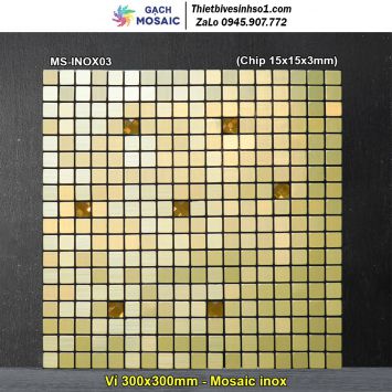Gạch Mosaic inox MS-INOX03