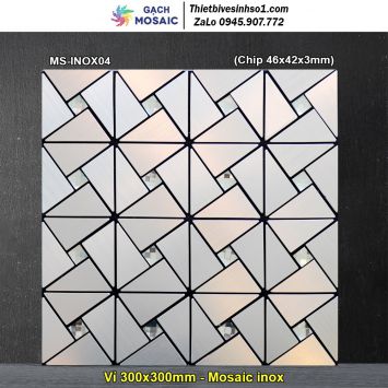 Gạch Mosaic inox MS-INOX04