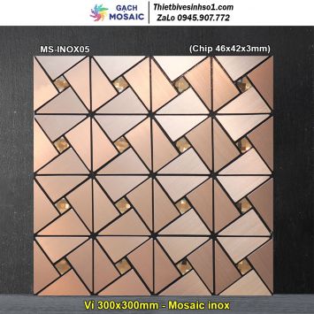 Gạch Mosaic inox MS-INOX05