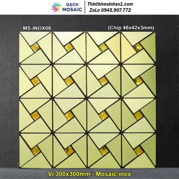 Gạch Mosaic inox MS-INOX06