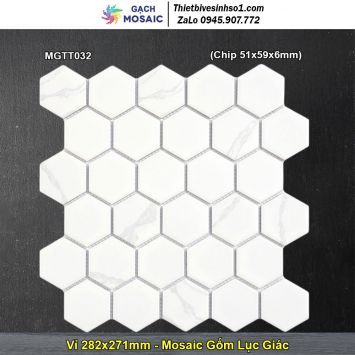 Gạch Mosaic Gốm MGTT032