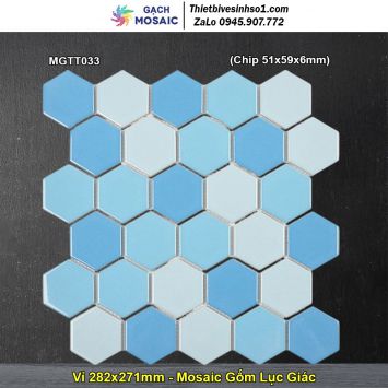 Gạch Mosaic Gốm MGTT033