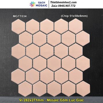 Gạch Mosaic Gốm MGTT034