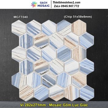 Gạch Mosaic Gốm MGTT040
