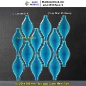 Gạch Mosaic Gốm Men Rạn G-Luxury014