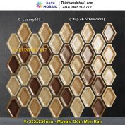 Gạch Mosaic Gốm Men Rạn G-Luxury017
