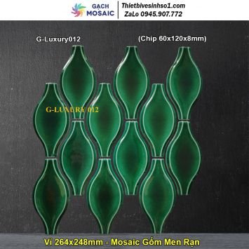 Gạch Mosaic Gốm Men Rạn G-Luxury012
