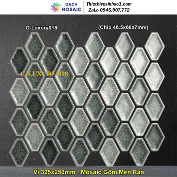 Gạch Mosaic Gốm Men Rạn G-Luxury018