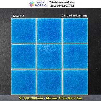 Gạch Mosaic Gốm Men Rạn MG97-2