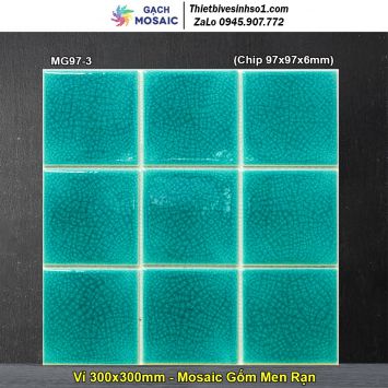 Gạch Mosaic Gốm Men Rạn MG97-3