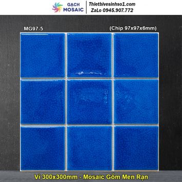 Gạch Mosaic Gốm Men Rạn MG97-5