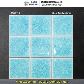 Gạch Mosaic Gốm Men Rạn MG97-6