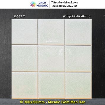 Gạch Mosaic Gốm Men Rạn MG97-7