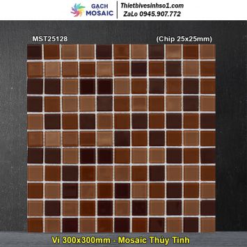 Gạch Mosaic Thủy Tinh MST MST25128