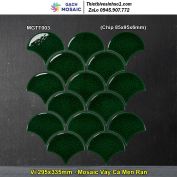 Gạch Mosaic Gốm Vảy Cá MGTT003