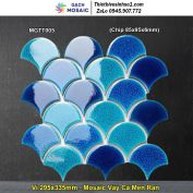 Gạch Mosaic Gốm Vảy Cá MGTT005
