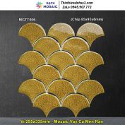 Gạch Mosaic Gốm Vảy Cá MGTT006