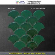 Gạch Mosaic Gốm Vảy Cá MGTT081