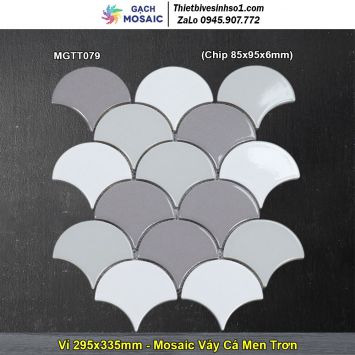 Gạch Mosaic Gốm Vảy Cá MGTT079