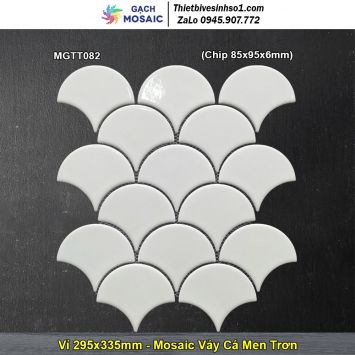 Gạch Mosaic Gốm Vảy Cá MGTT082